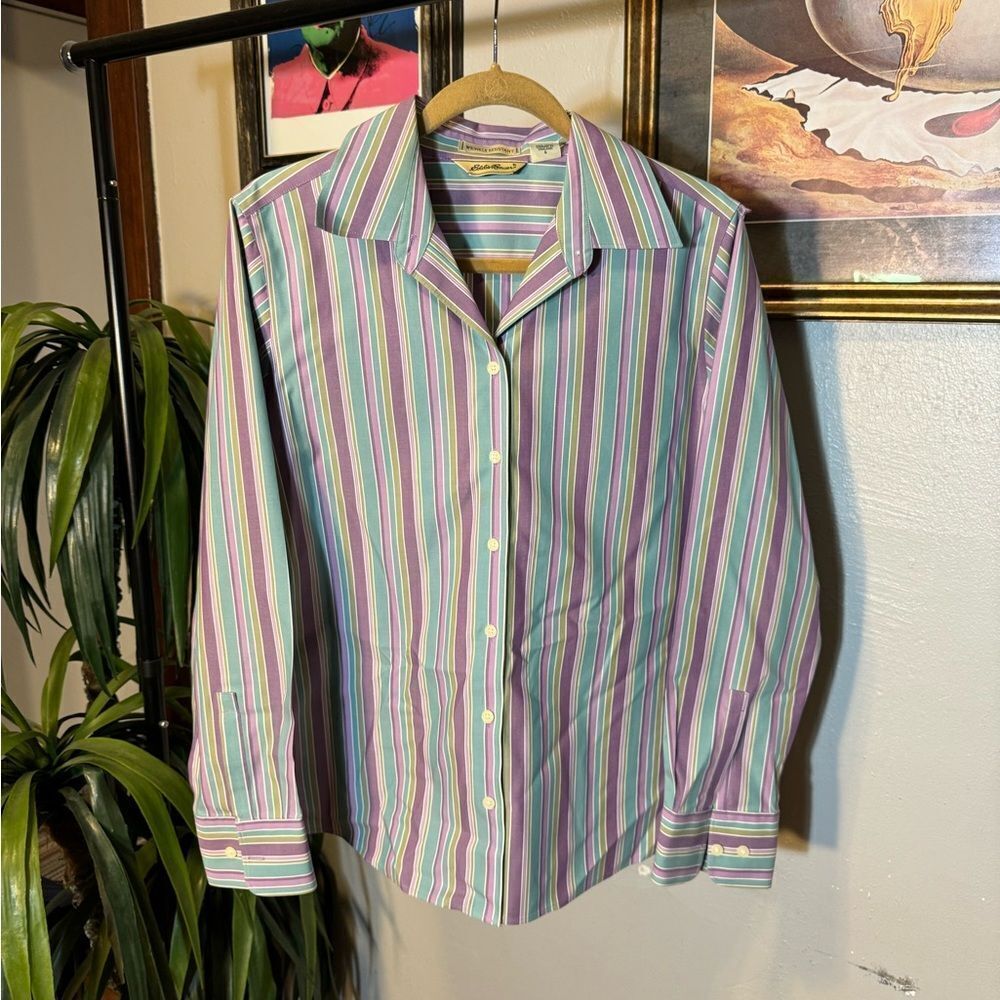 Vintage Striped Eddie Bauer Shirt